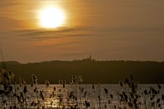 Andechs am Morgen, von Utting aus fotografiert