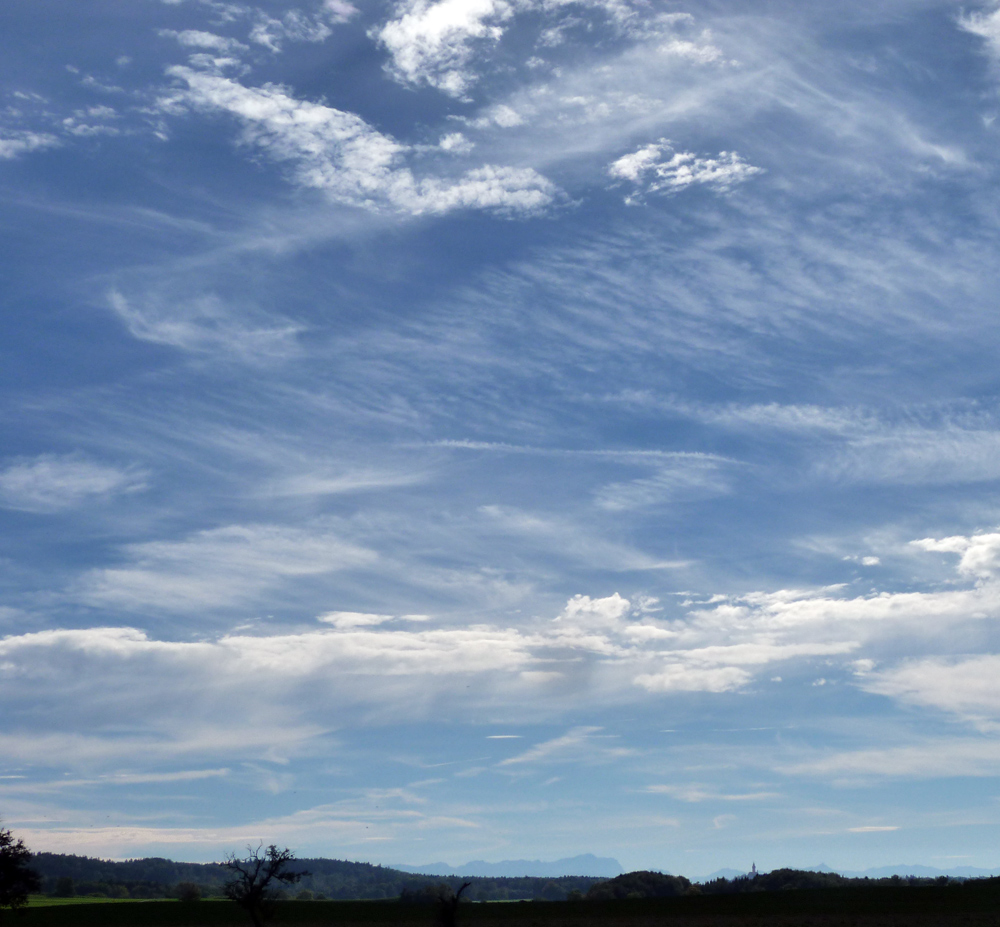 Andechs, Zugspitze, Himmel