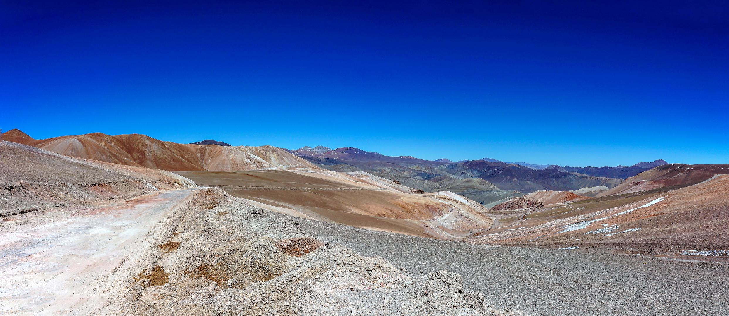 Anden, Grenze zwischen Chile und Bolivien