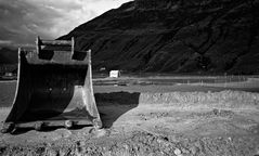 Andermatt, Baustelle Golfplatz