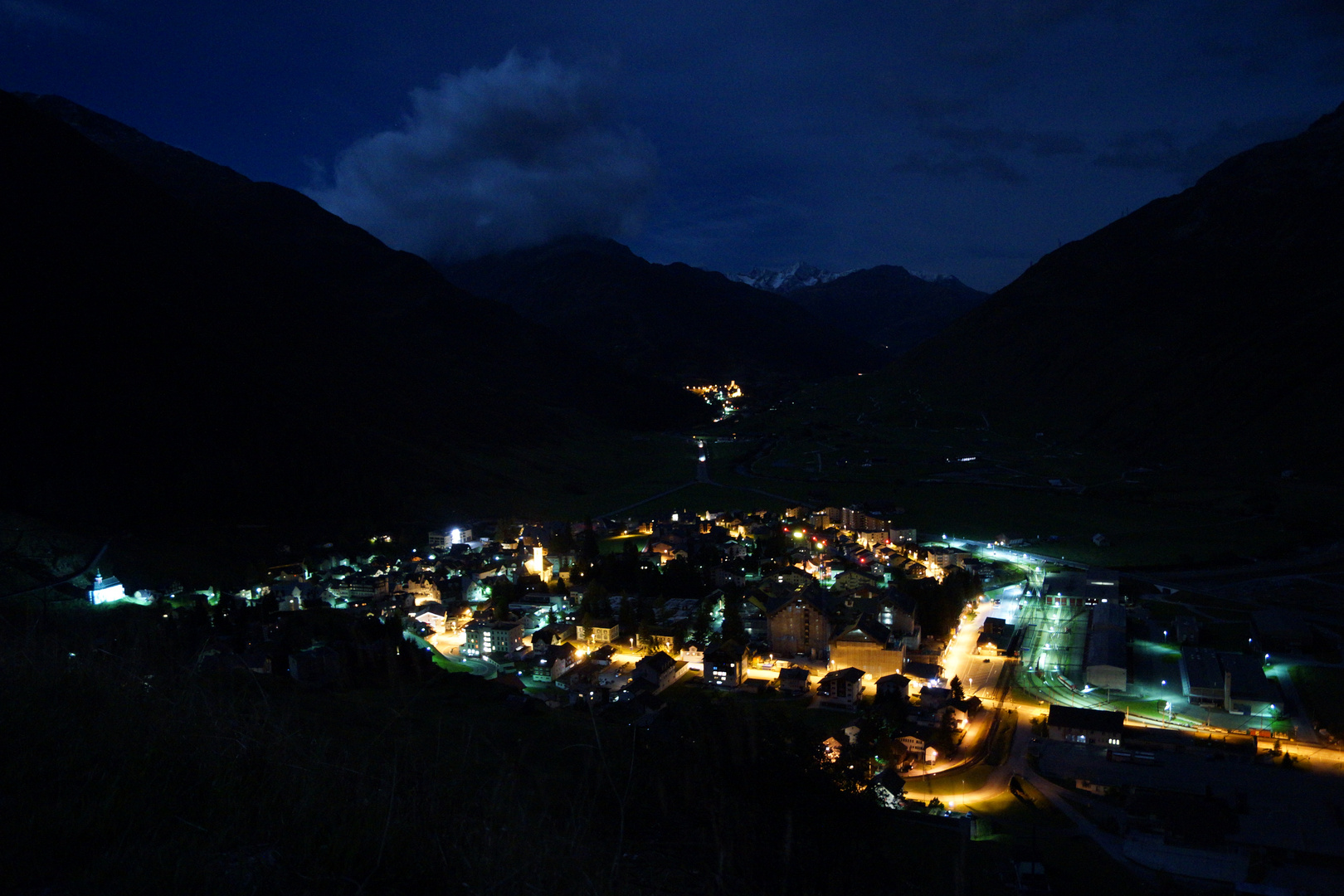 Andermatt by night