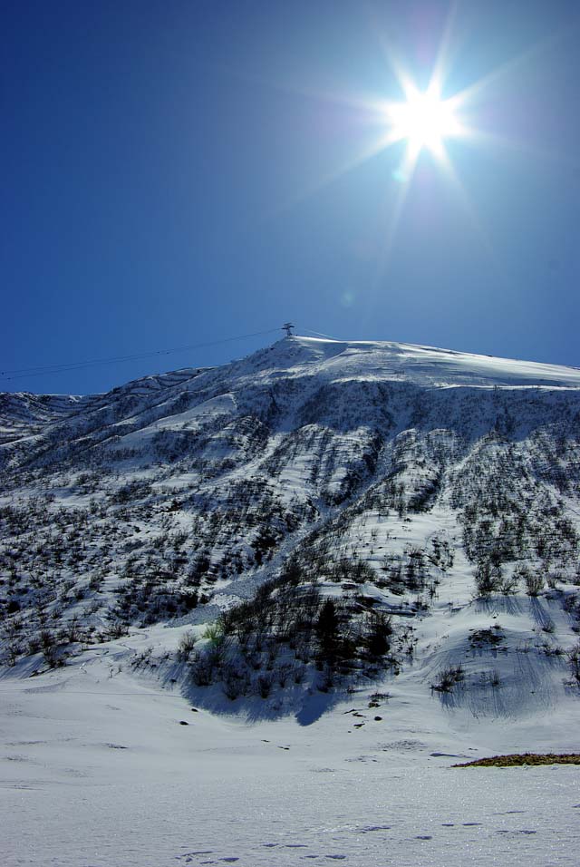 Andermatt mit Wintersonne