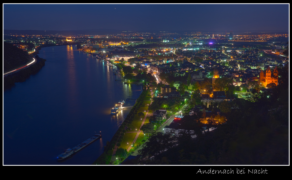 Andernach bei Nacht