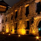 Andernacher Schlossgarten bei Nacht von der anderen Seite