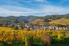 Andlau mit umliegenden Weinbergen