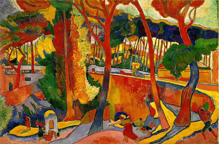 André Derain Wegbiegung