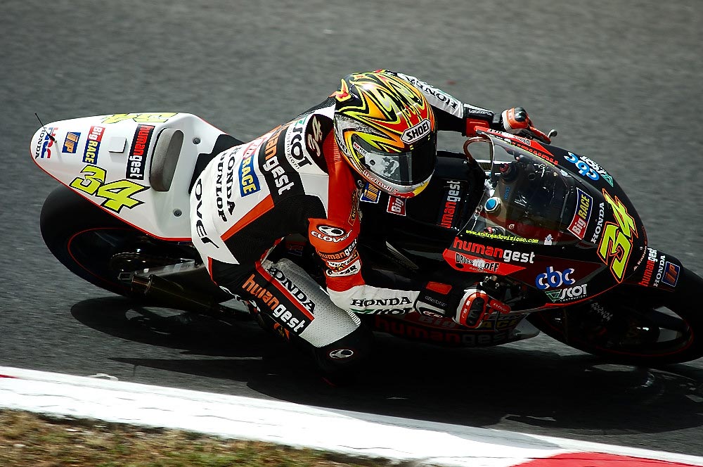 Andrea Dovicioso en G.P. de Catalunya 2006