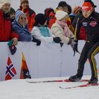 Andrea Henkel beim Weltcup in Ruhpolding 2009