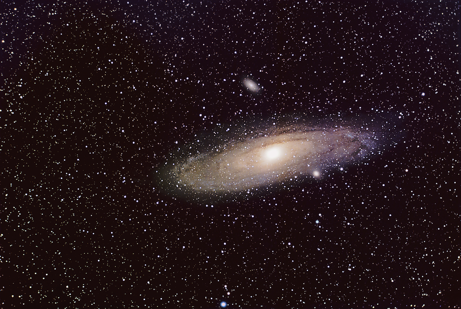 Andromeda-Galaxi M 31 - 7 Std. 40 min Bel- Zeit
