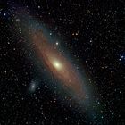 Andromeda-Galaxie (Gesamtbelichtungszeit 4,7 h mit DSLR)