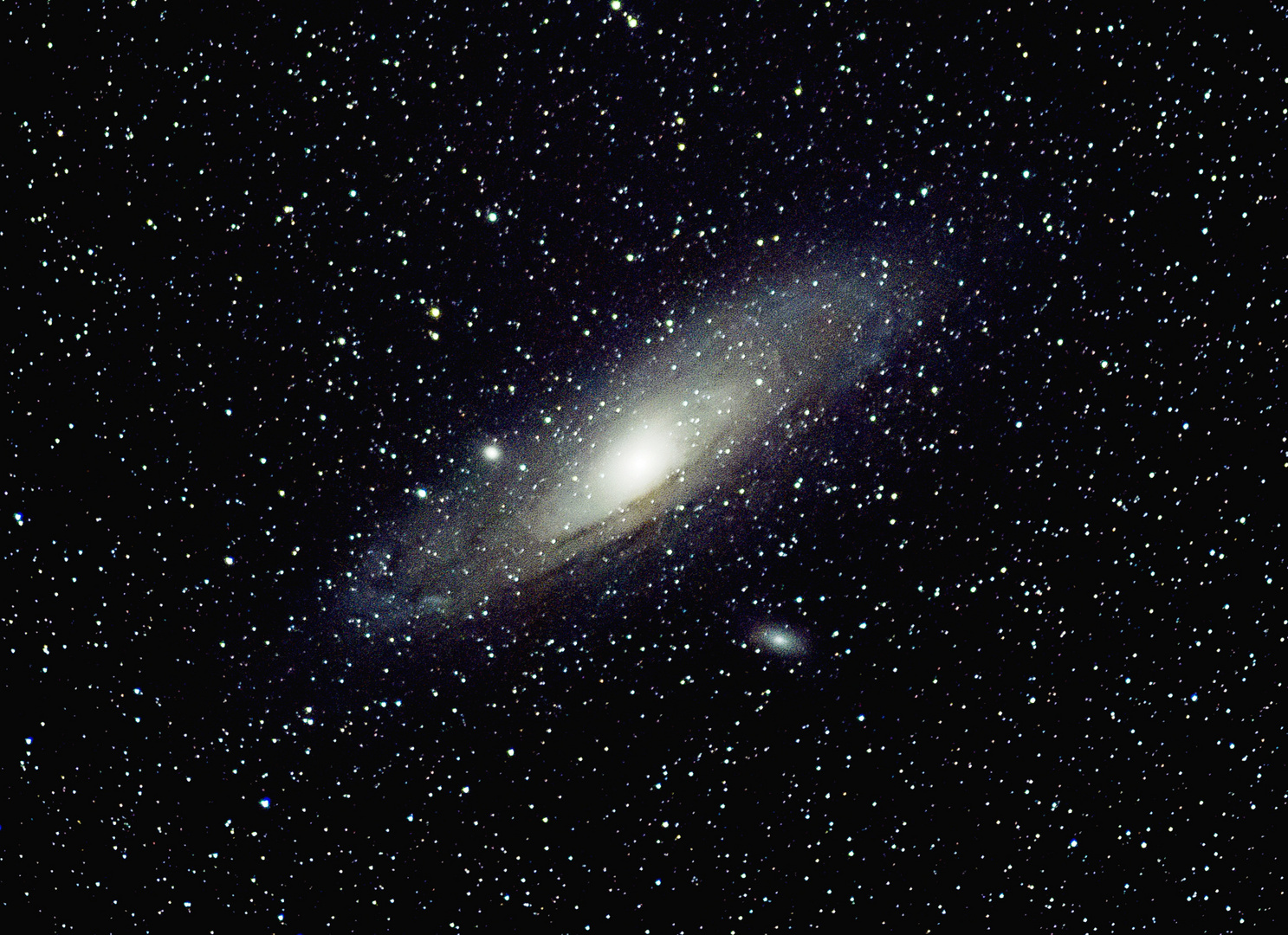 Andromeda Galaxie M31 ohne Nachführung