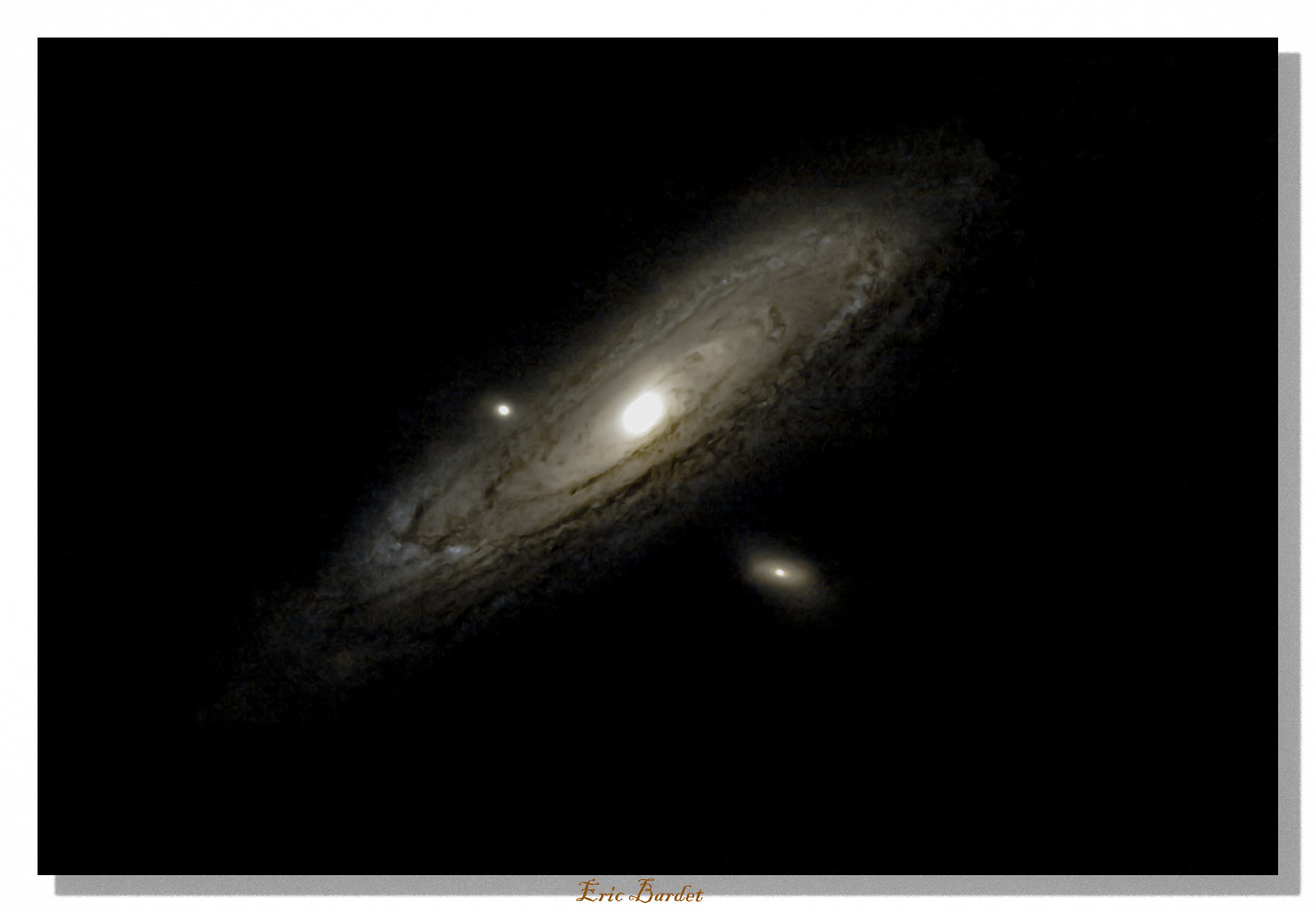 Andromeda Galaxie ohne Sternen