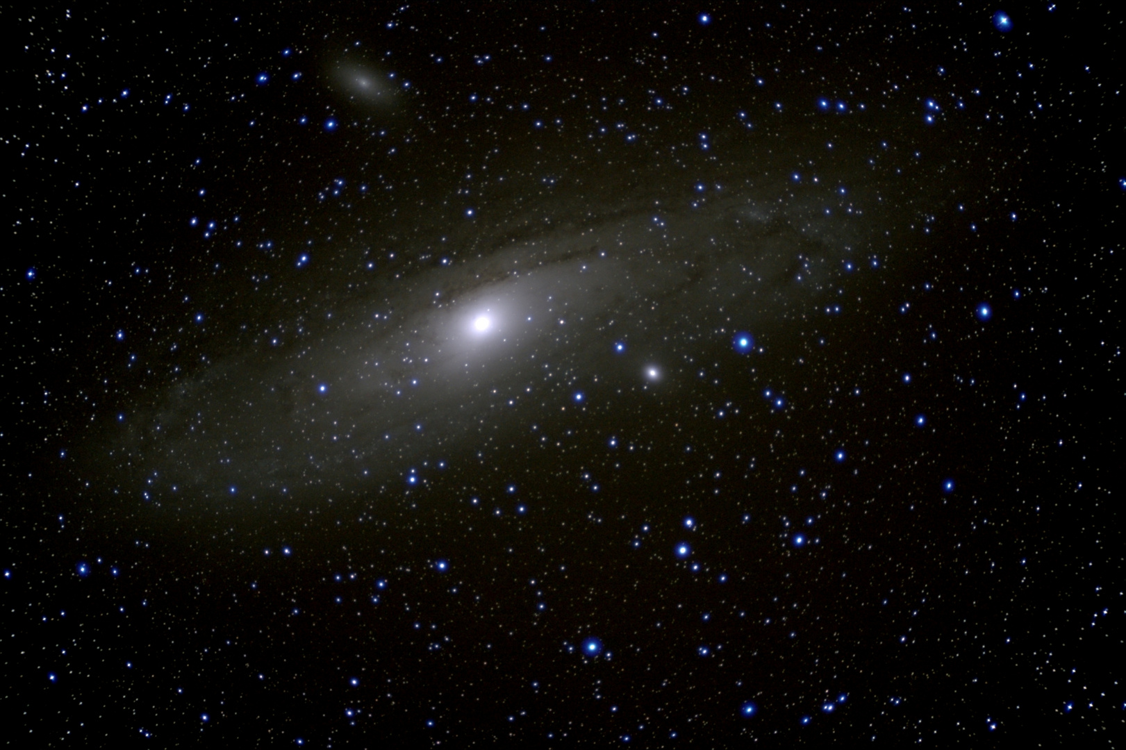 Andromeda Galaxy M31Erster Stacking versuch