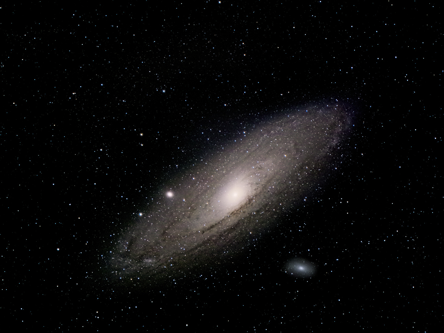Andromedagalaxie (M 31) - Erste Schritte Richtung Unendlichkeit