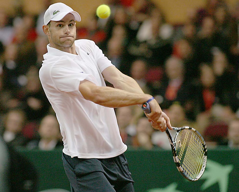 Andy Roddick beim Davis-Cup