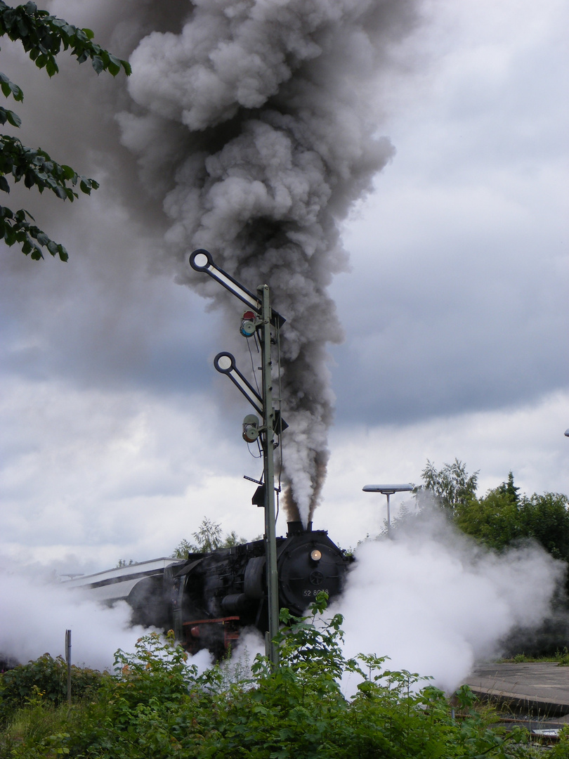 Anfahrender Zug, Rinteln