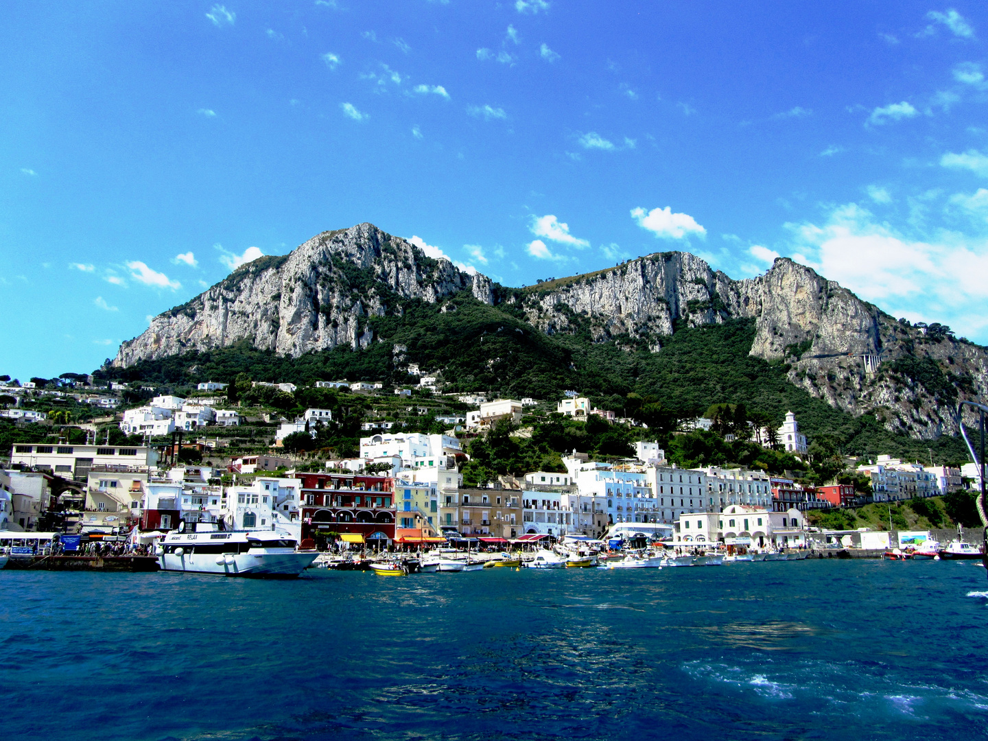 Anfahrt auf Capri