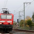 Anfahrt auf die Mainzer Südbrücke aus Richtung Gustavsburg