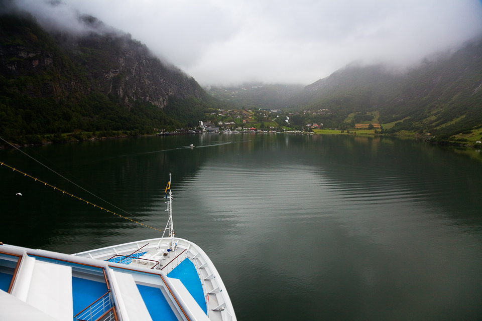 Anfahrt auf Geiranger