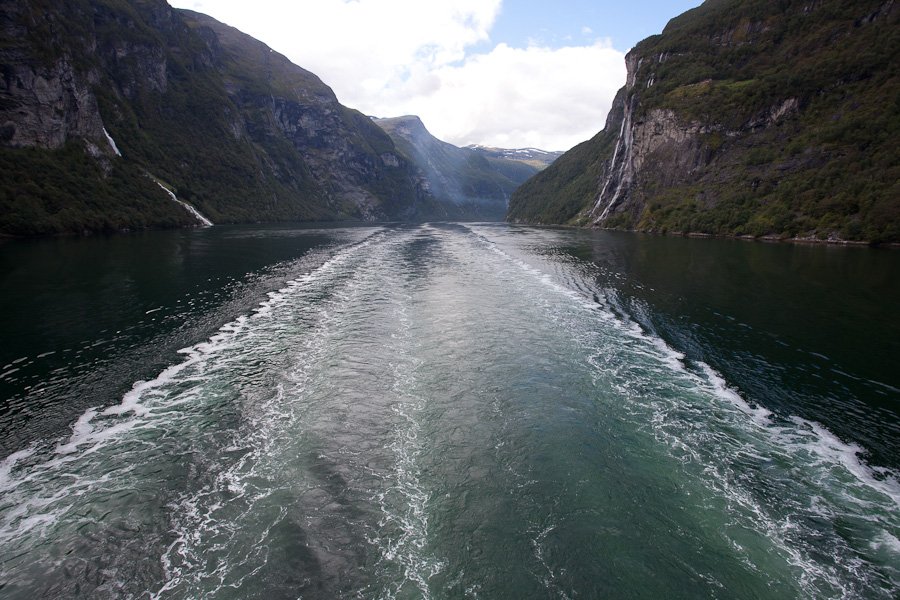 Anfahrt nach Geiranger