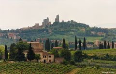 Anfahrt nach San Gimignano