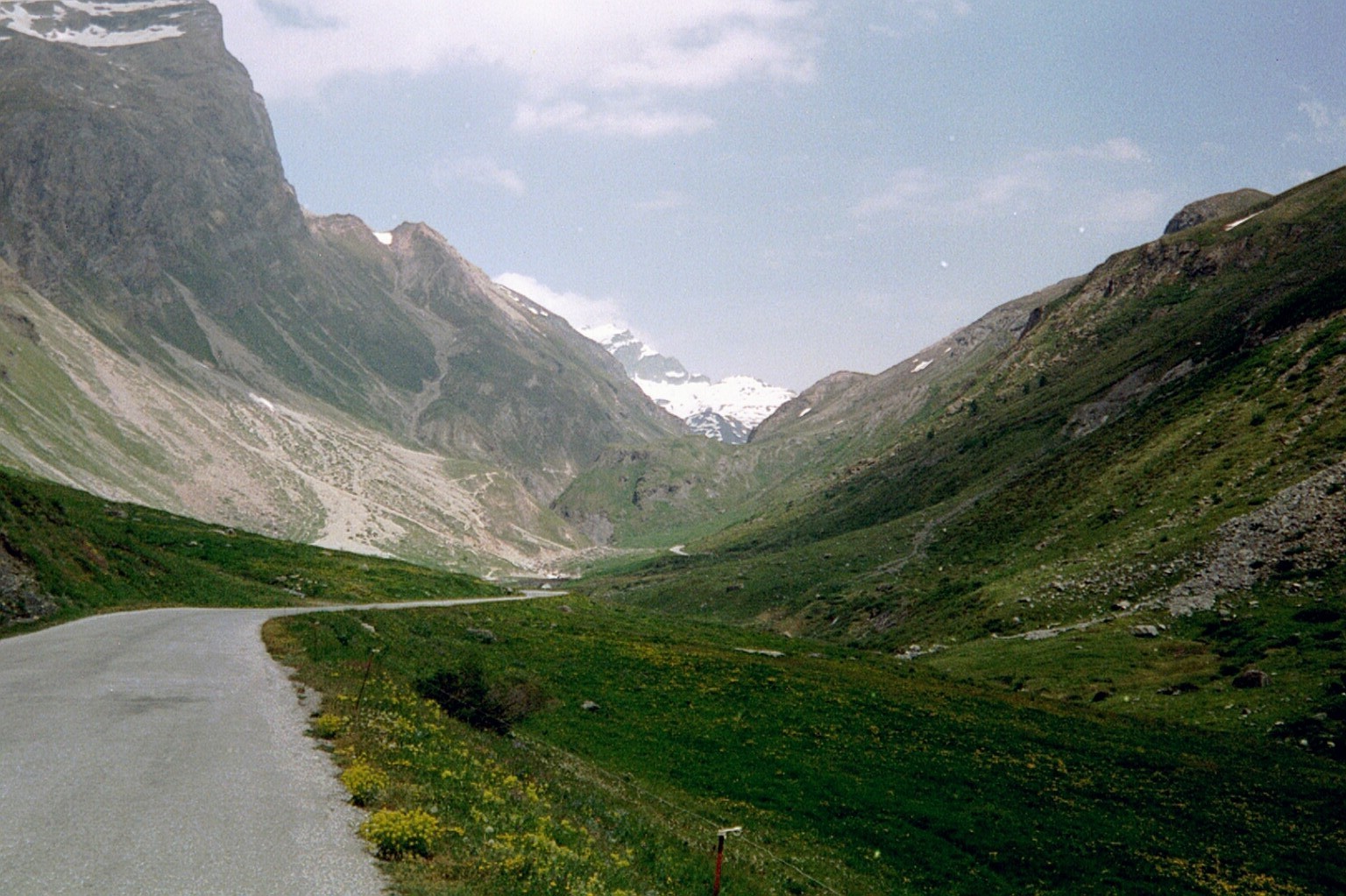 Anfahrt zum Col de l'Iseran