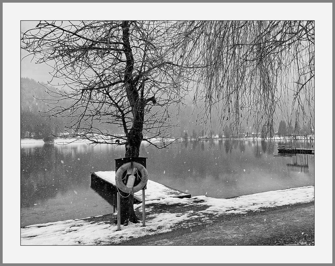 Anfang Dezember am See