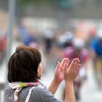 Anfeuern bei der Vattenfall Cyclassics