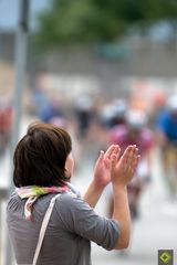 Anfeuern bei der Vattenfall Cyclassics