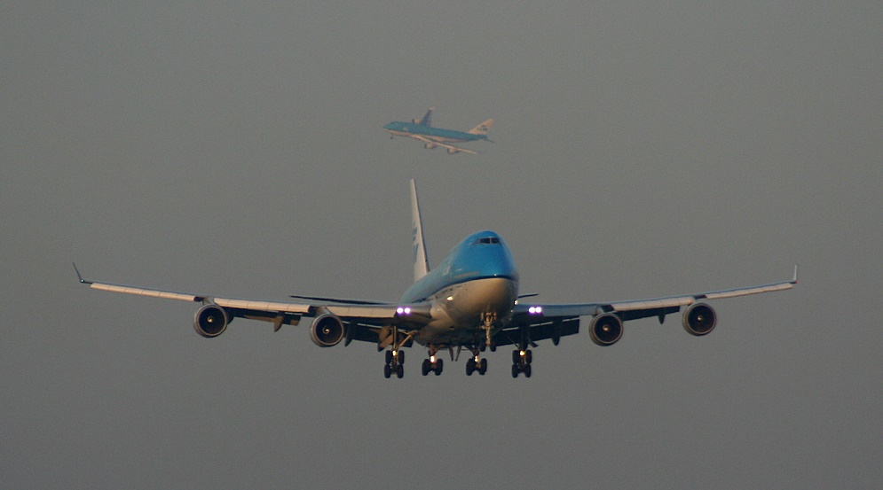 Anflug Amsterdam