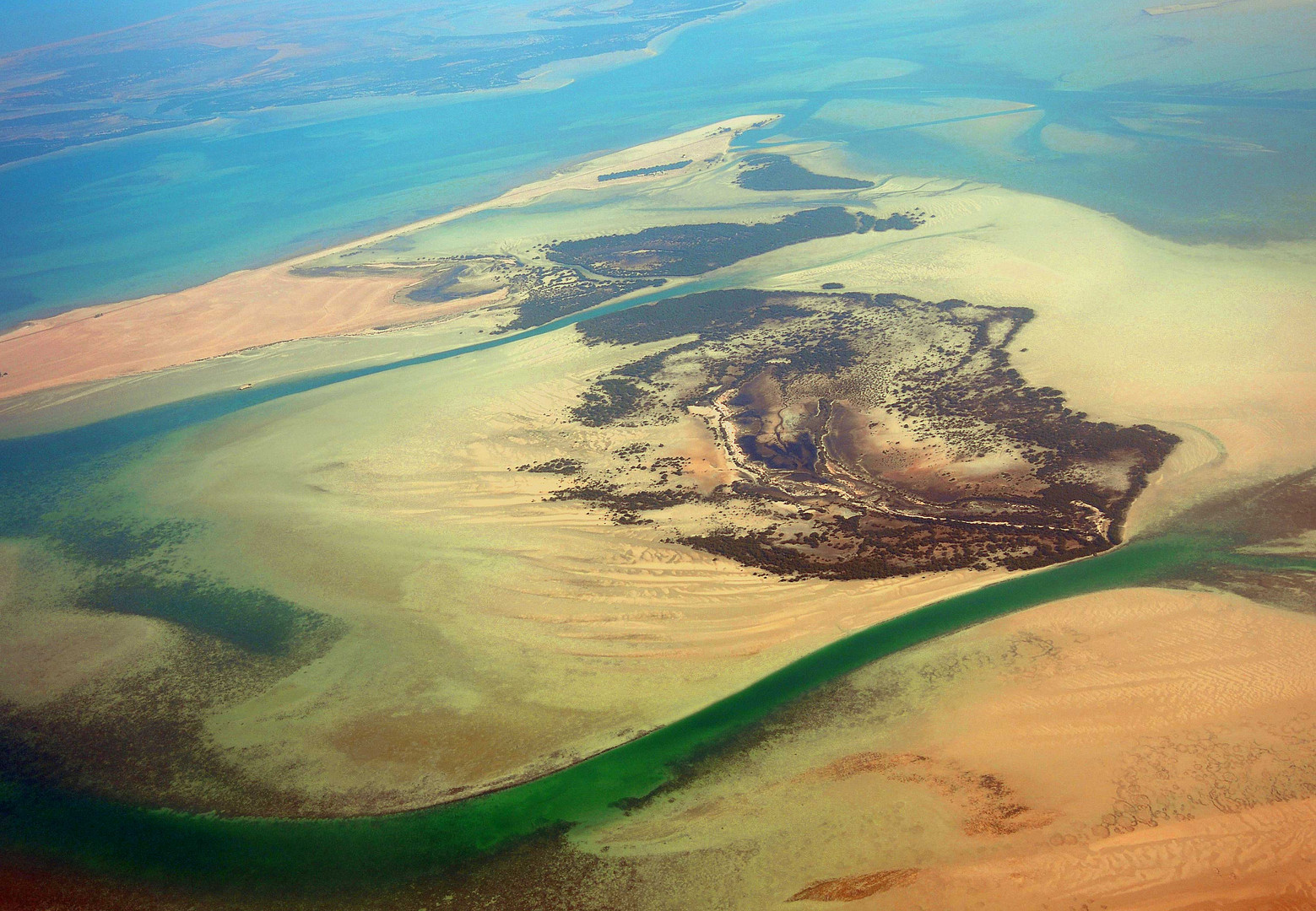 anflug auf abu dhabi