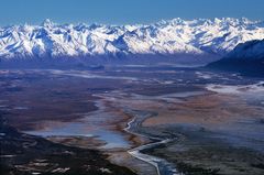 Anflug auf Anchorage (Alaska)