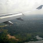 Anflug auf Bandaranaike Airport (Colombo)