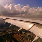 Anflug auf Bangkok