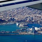 Anflug auf Barcelona