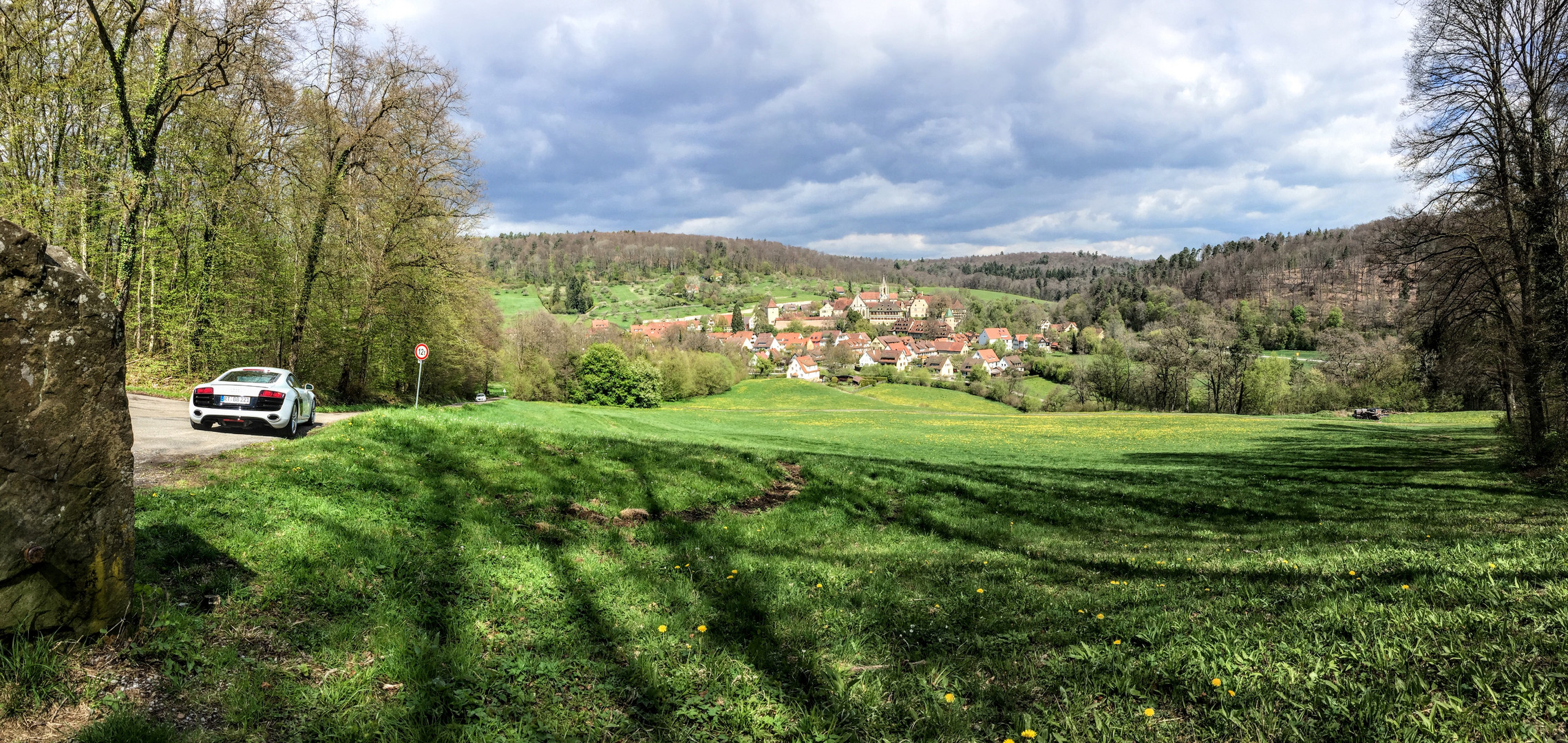 Anflug auf Bebenhausen