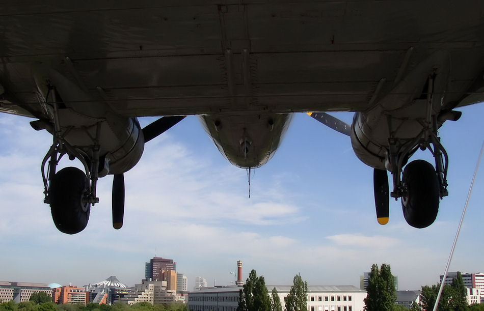 Anflug auf Berlin