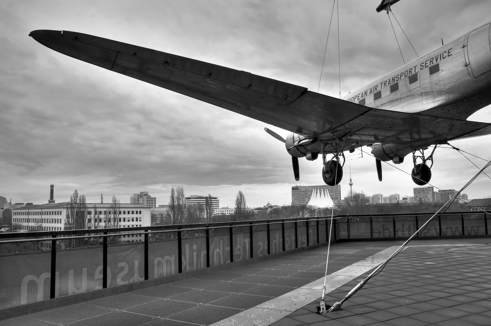 Anflug auf Berlin