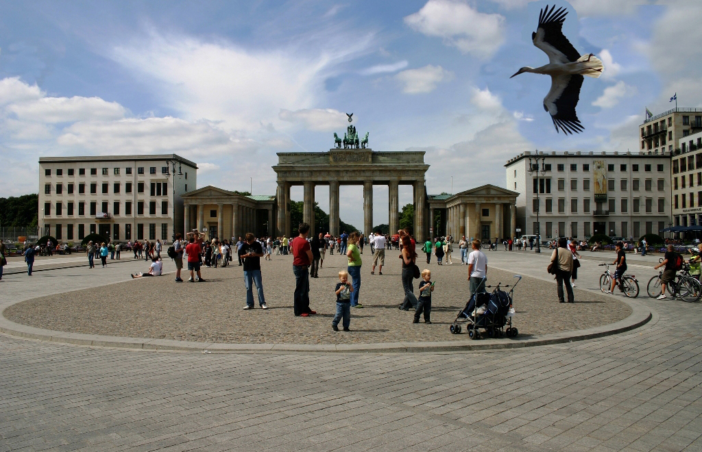 Anflug auf Berlin