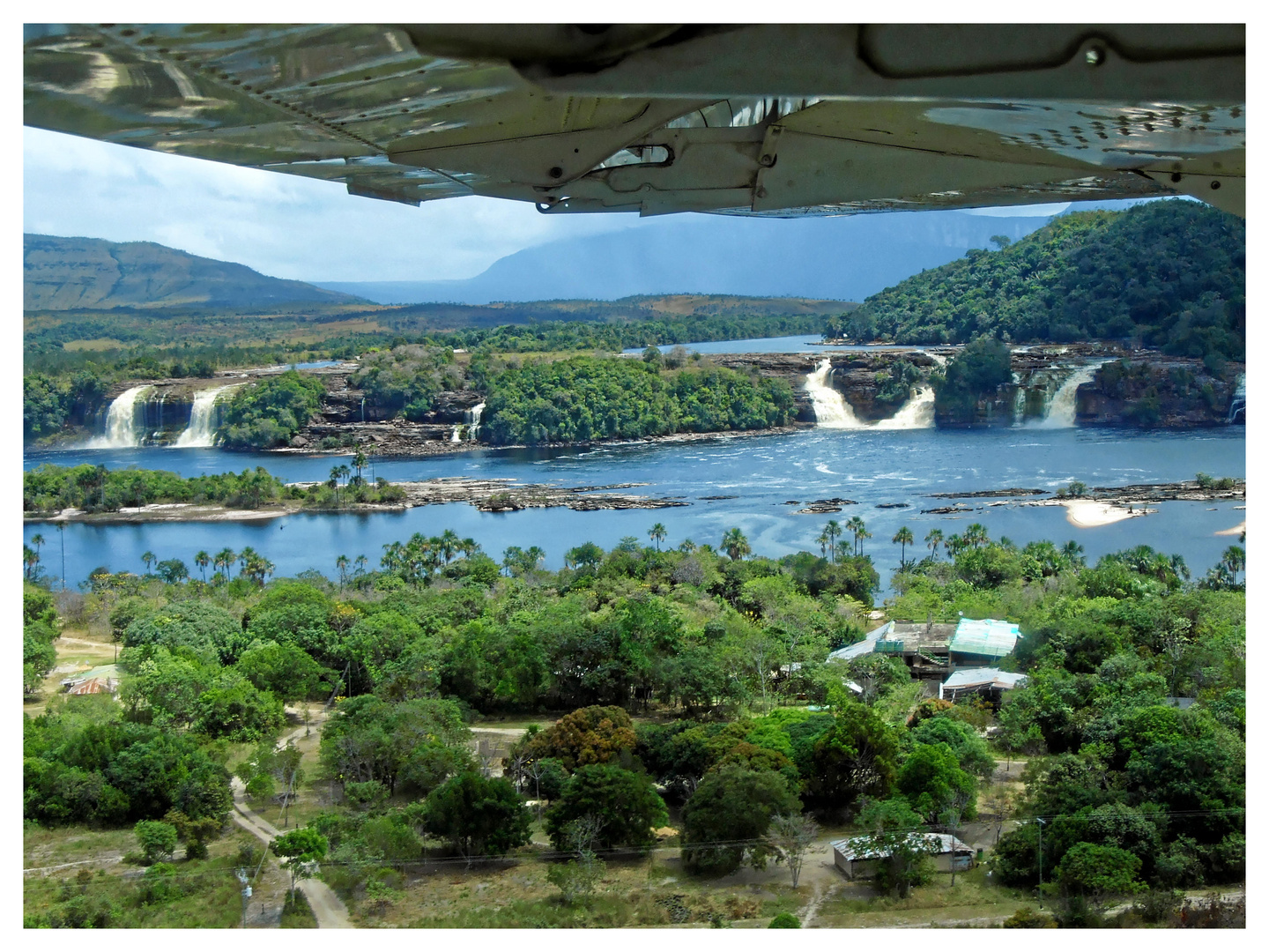 Anflug auf Canaima, Venezuela