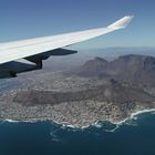 Anflug auf Cape Town