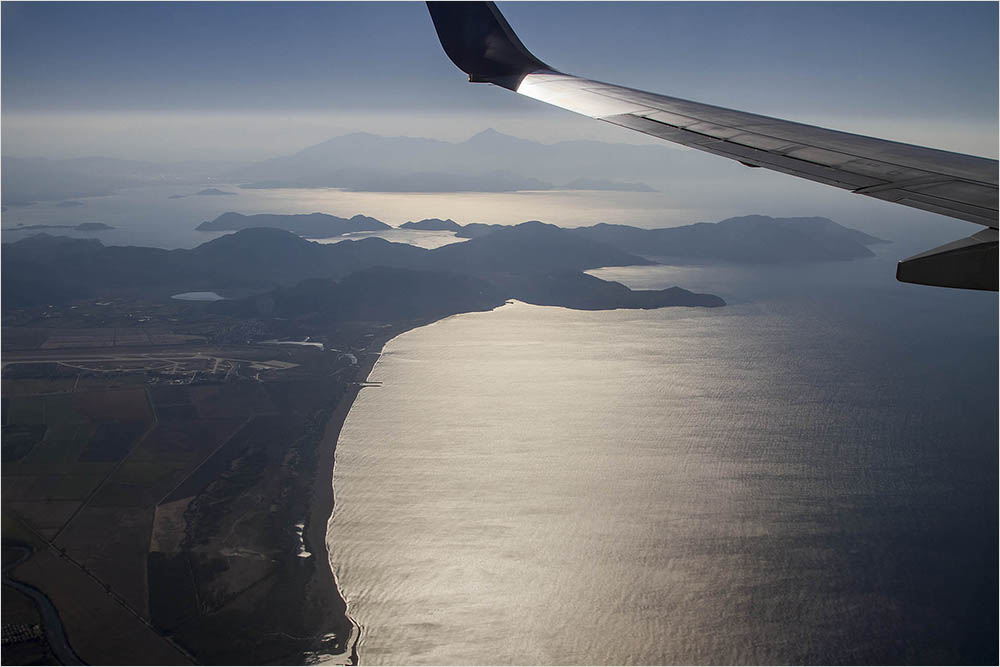 Anflug auf Dalaman