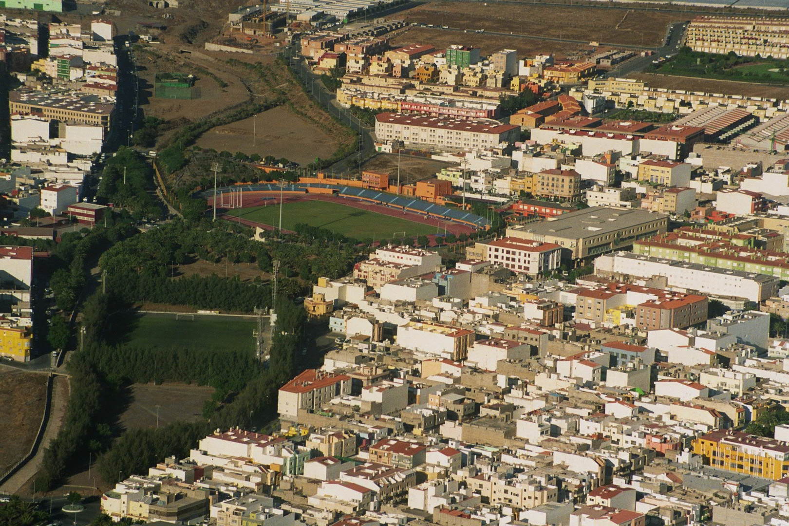 Anflug auf den Flughafen von Gran Canaria