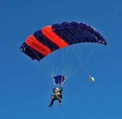 Anflug auf den Landeplatz