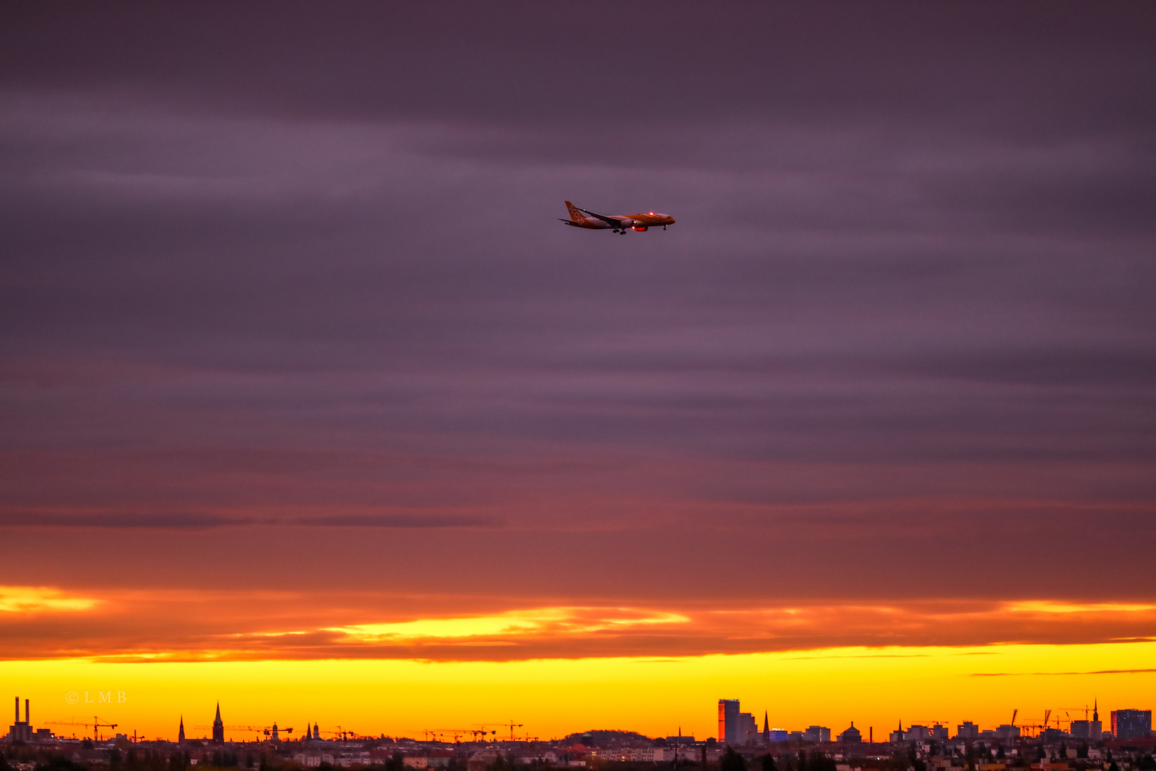 Anflug auf die Baustelle Berlin