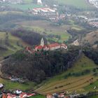 Anflug auf die Leuchtenburg bei Jena