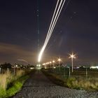 Anflug auf die Nordwest Bahn Frankfurt Airport