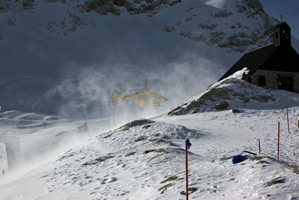 Anflug auf die Zugspitze