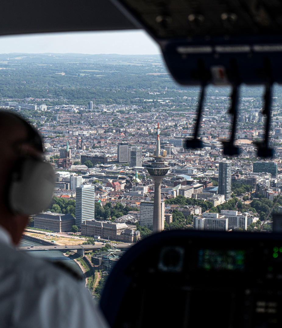 Anflug auf Düsseldorf