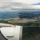 Anflug auf Dunedin